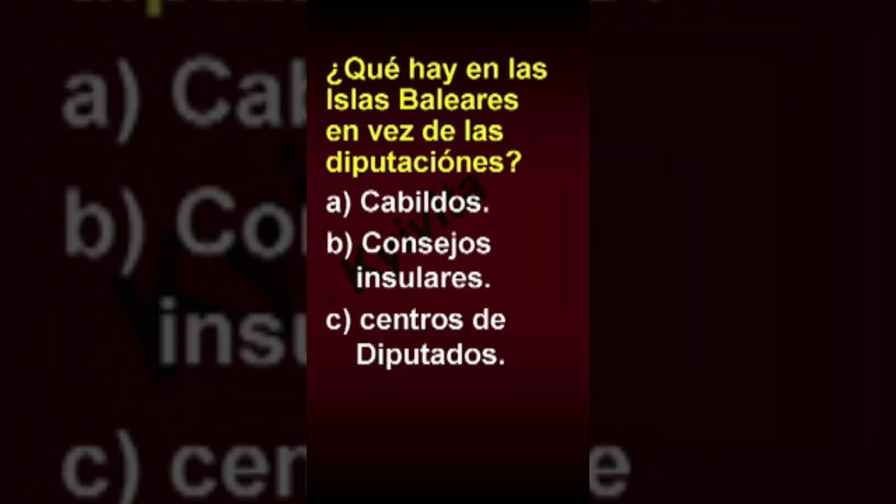 islas baleares en vez de diputaciones
