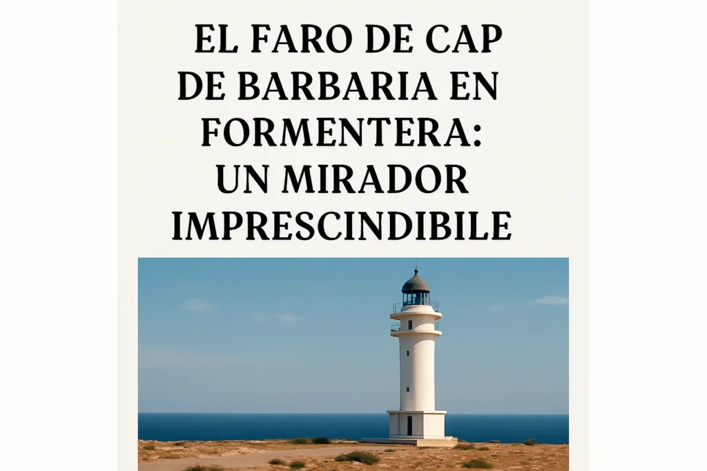 El Faro de Cap de Barbaria en Formentera: un mirador imprescindible