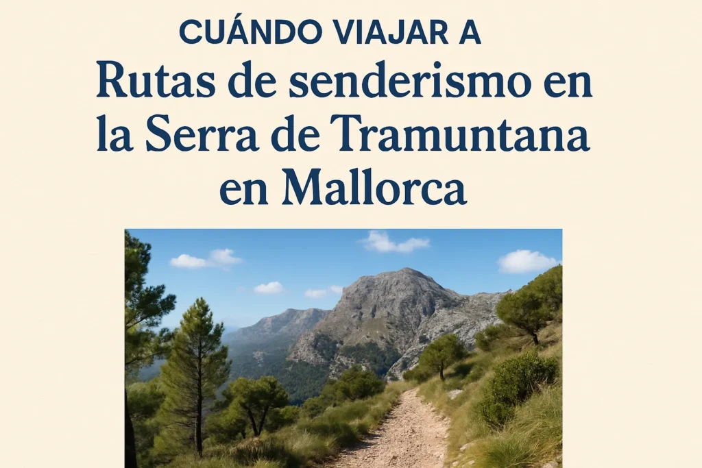 cuándo viajar a Rutas de senderismo en la Serra de Tramuntana en Mallorca