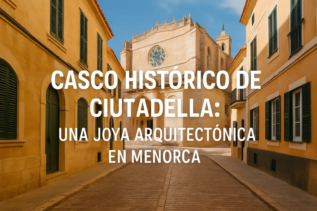 Casco histórico de Ciutadella: una joya arquitectónica en Menorca