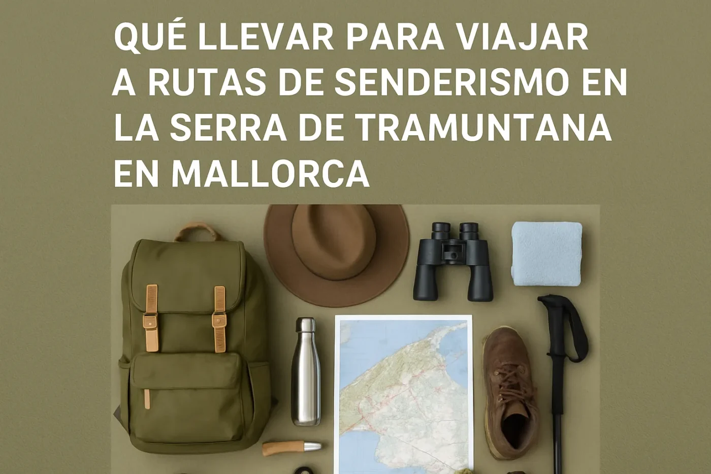 qué llevar para viajar a Rutas de senderismo en la Serra de Tramuntana en Mallorca