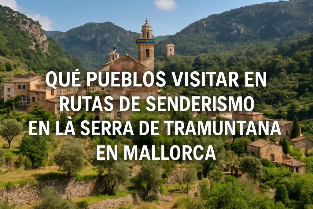 qué pueblos visitar en Rutas de senderismo en la Serra de Tramuntana en Mallorca