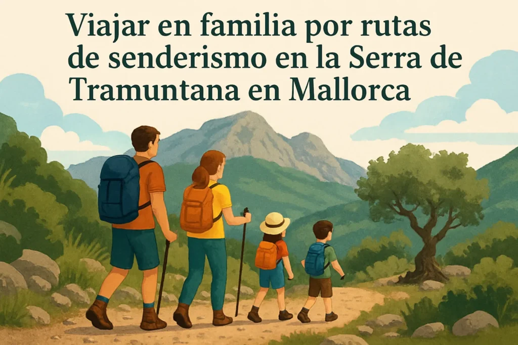 viajar en familia por Rutas de senderismo en la Serra de Tramuntana en Mallorca