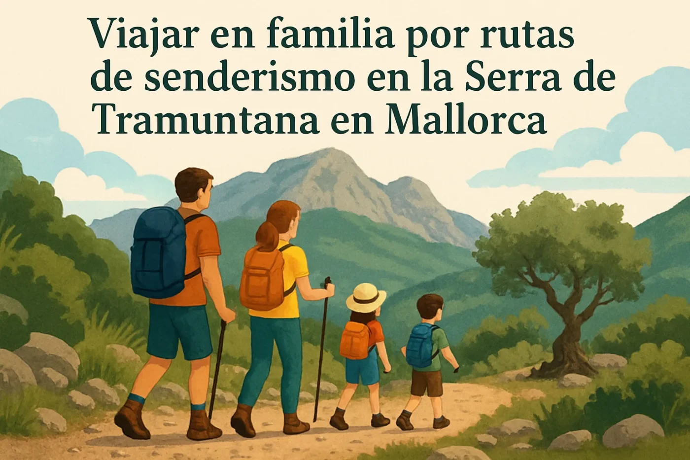 viajar en familia por Rutas de senderismo en la Serra de Tramuntana en Mallorca