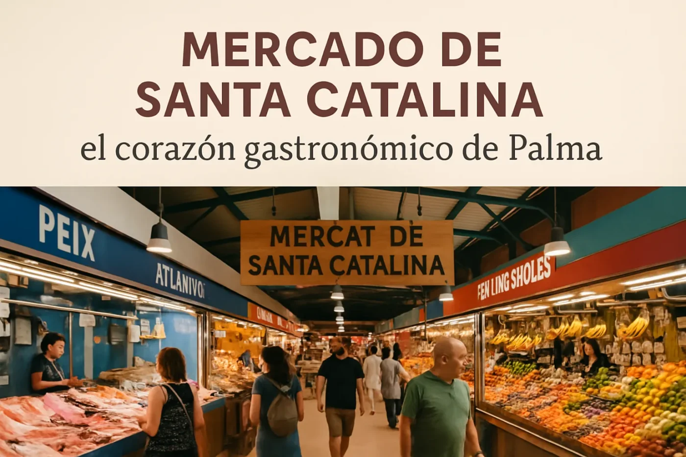 Mercado de Santa Catalina: el corazón gastronómico de Palma