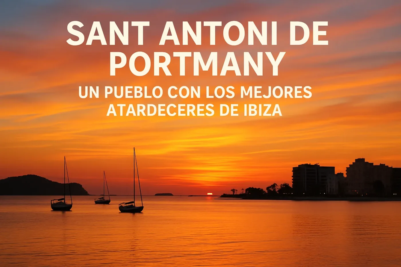 Sant Antoni de Portmany: un pueblo con los mejores atardeceres de Ibiza