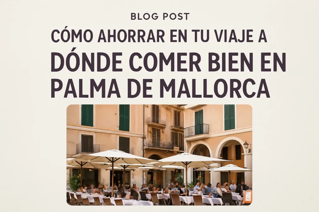 cómo ahorrar en tu viaje a Dónde comer bien en Palma de Mallorca