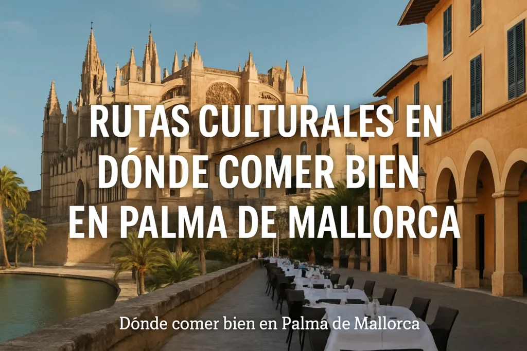rutas culturales en Dónde comer bien en Palma de Mallorca
