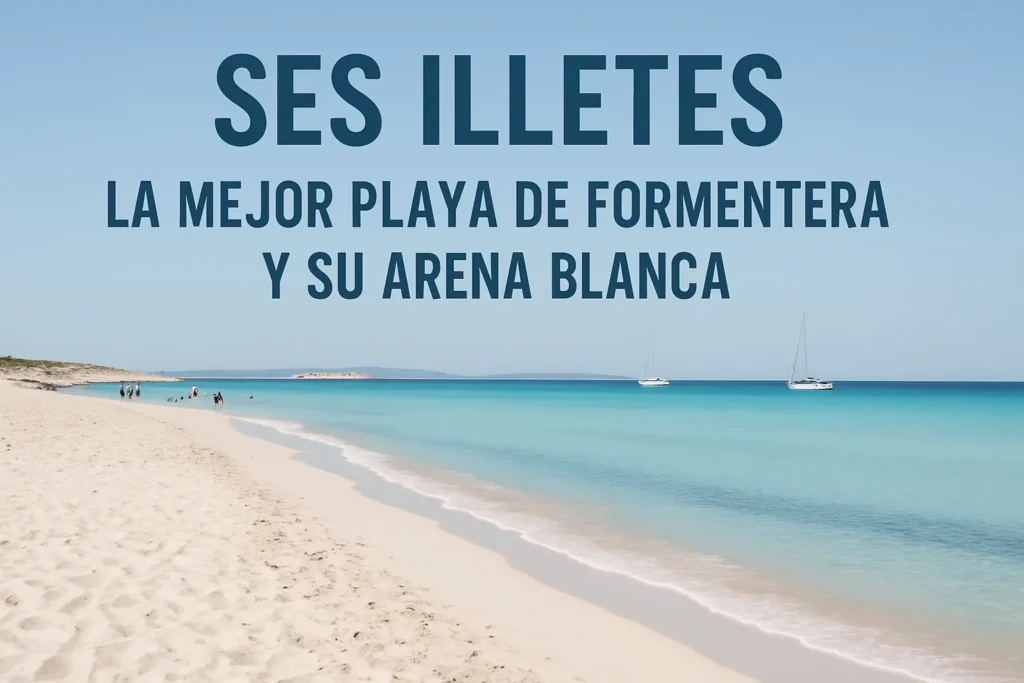 Ses Illetes: la mejor playa de Formentera y su arena blanca