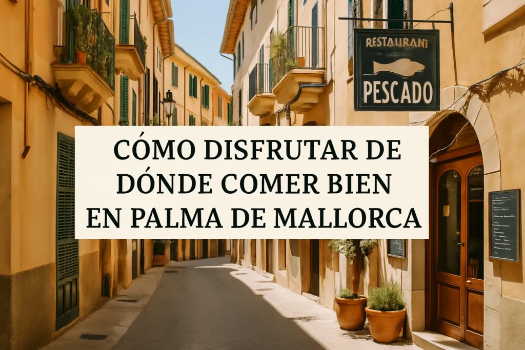 cómo disfrutar de Dónde comer bien en Palma de Mallorca