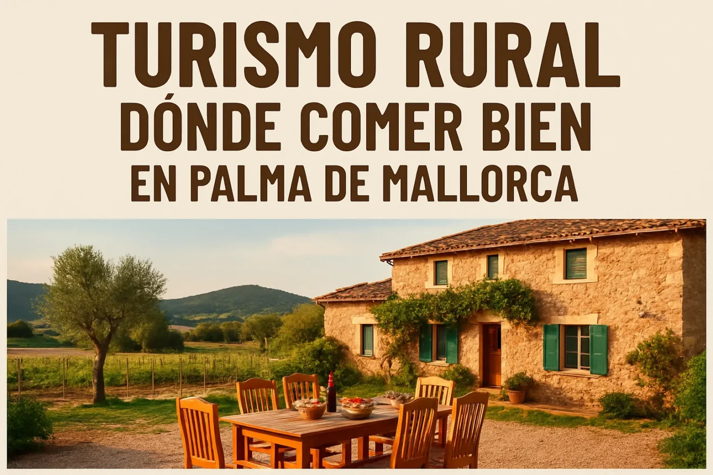 turismo rural en Dónde comer bien en Palma de Mallorca