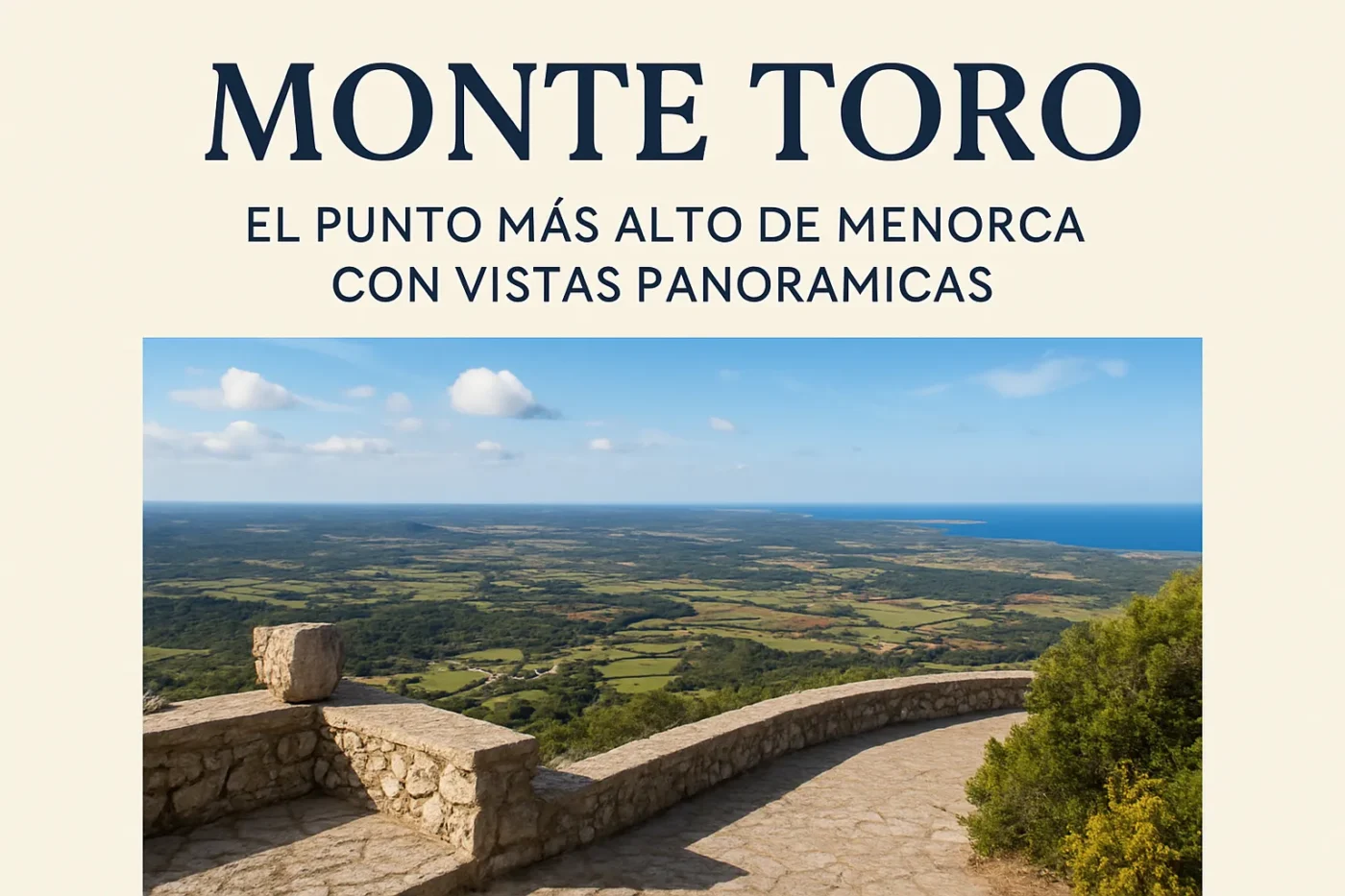 Monte-Toro-el-punto-mas-alto-de-Menorca-con-vistas-panoramicas - Baleares Noticias 24h Monte Toro: el punto más alto de Menorca con vistas panorámicas