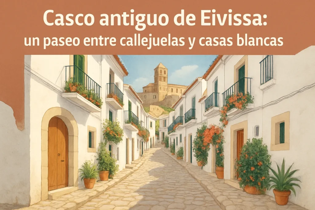 Casco antiguo de Eivissa: un paseo entre callejuelas y casas blancas