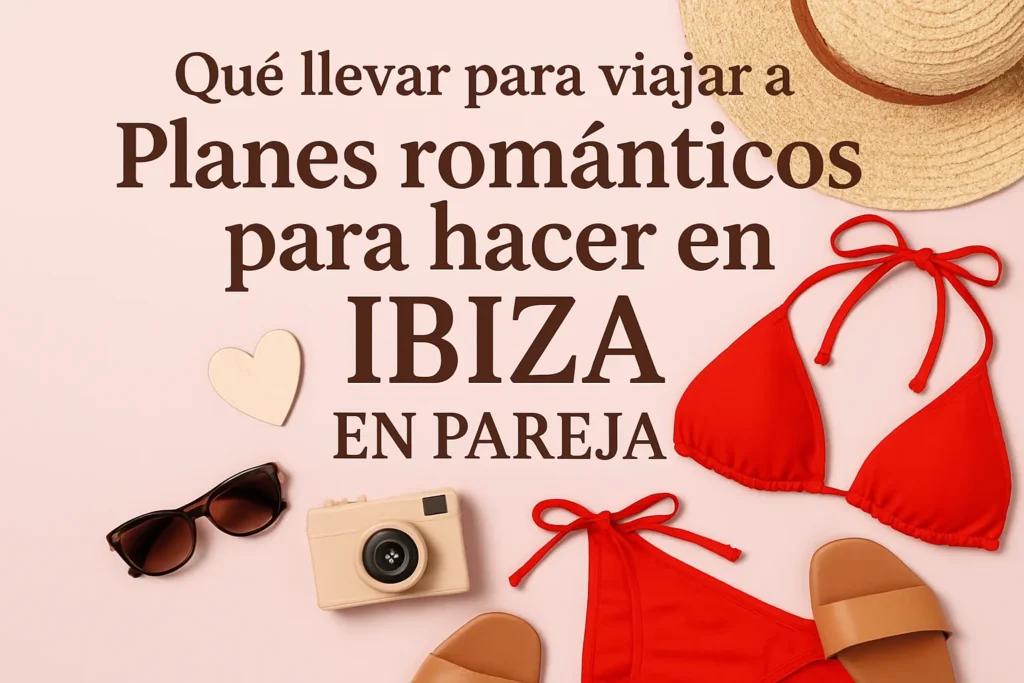 qué llevar para viajar a Planes románticos para hacer en Ibiza en pareja