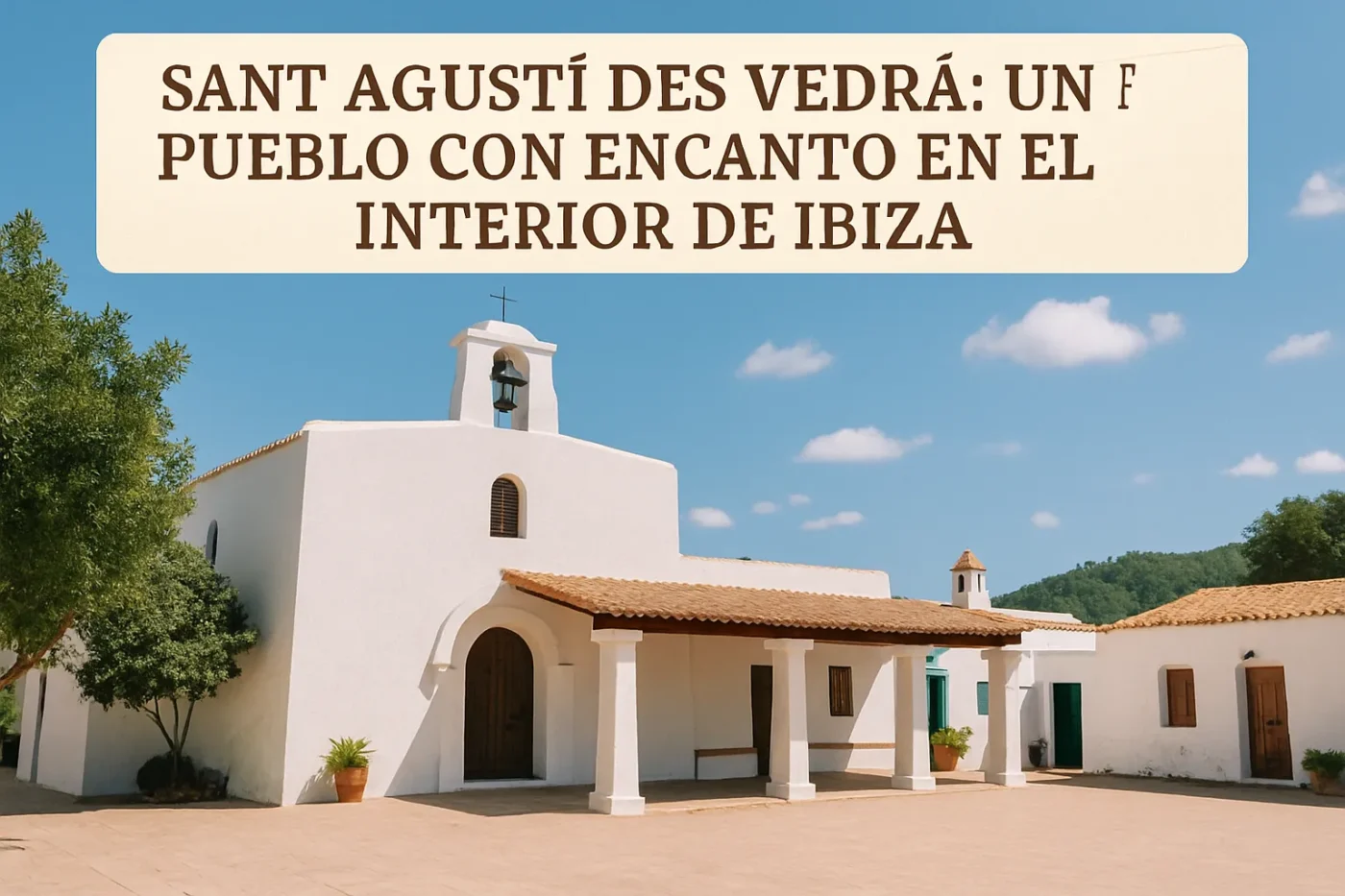 Sant Agustí des Vedrà: un pueblo con encanto en el interior de Ibiza