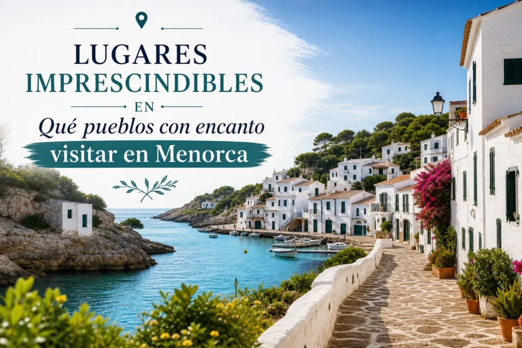 lugares imprescindibles en Qué pueblos con encanto visitar en Menorca