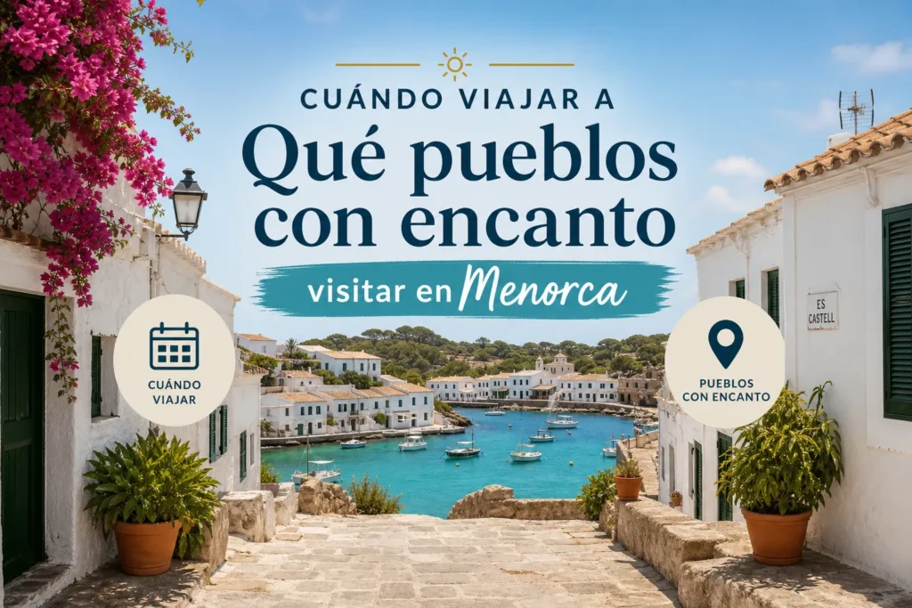 cuándo viajar a Qué pueblos con encanto visitar en Menorca