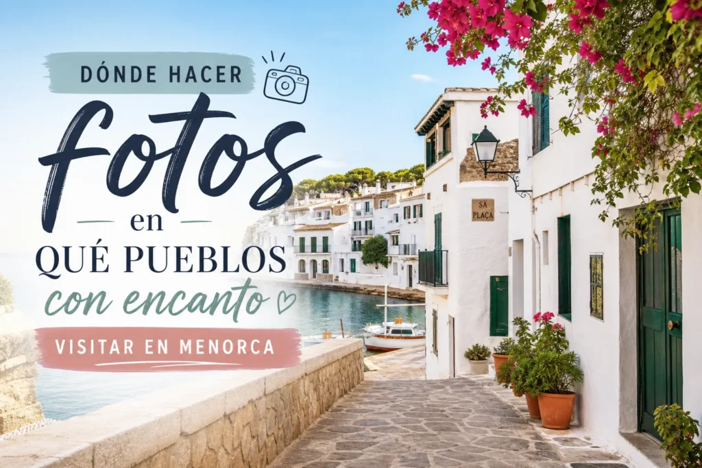 dónde hacer fotos en Qué pueblos con encanto visitar en Menorca