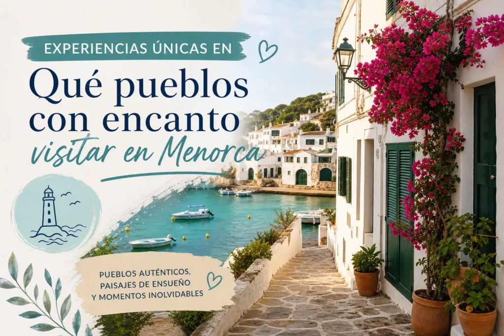 experiencias únicas en Qué pueblos con encanto visitar en Menorca