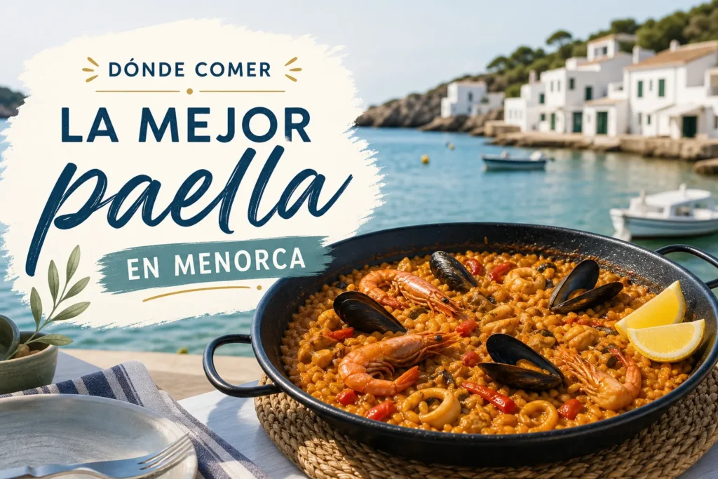 Dónde comer la mejor paella en Menorca