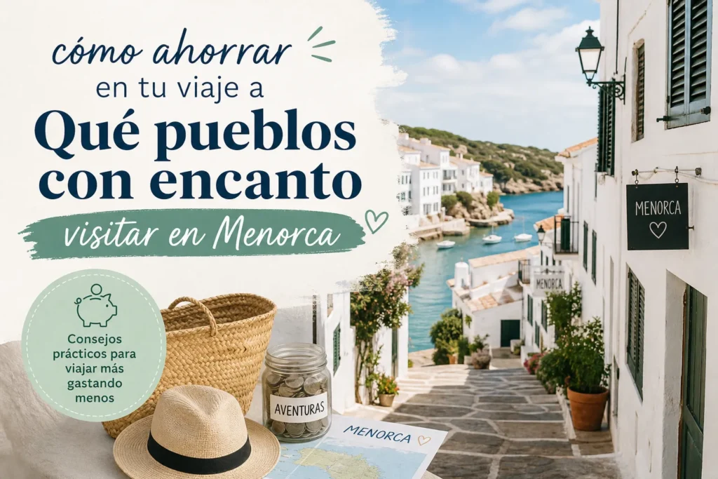 cómo ahorrar en tu viaje a Qué pueblos con encanto visitar en Menorca