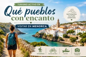 turismo activo en Qué pueblos con encanto visitar en Menorca